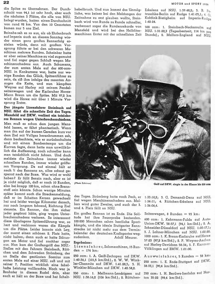 Int. Solitude Rennen